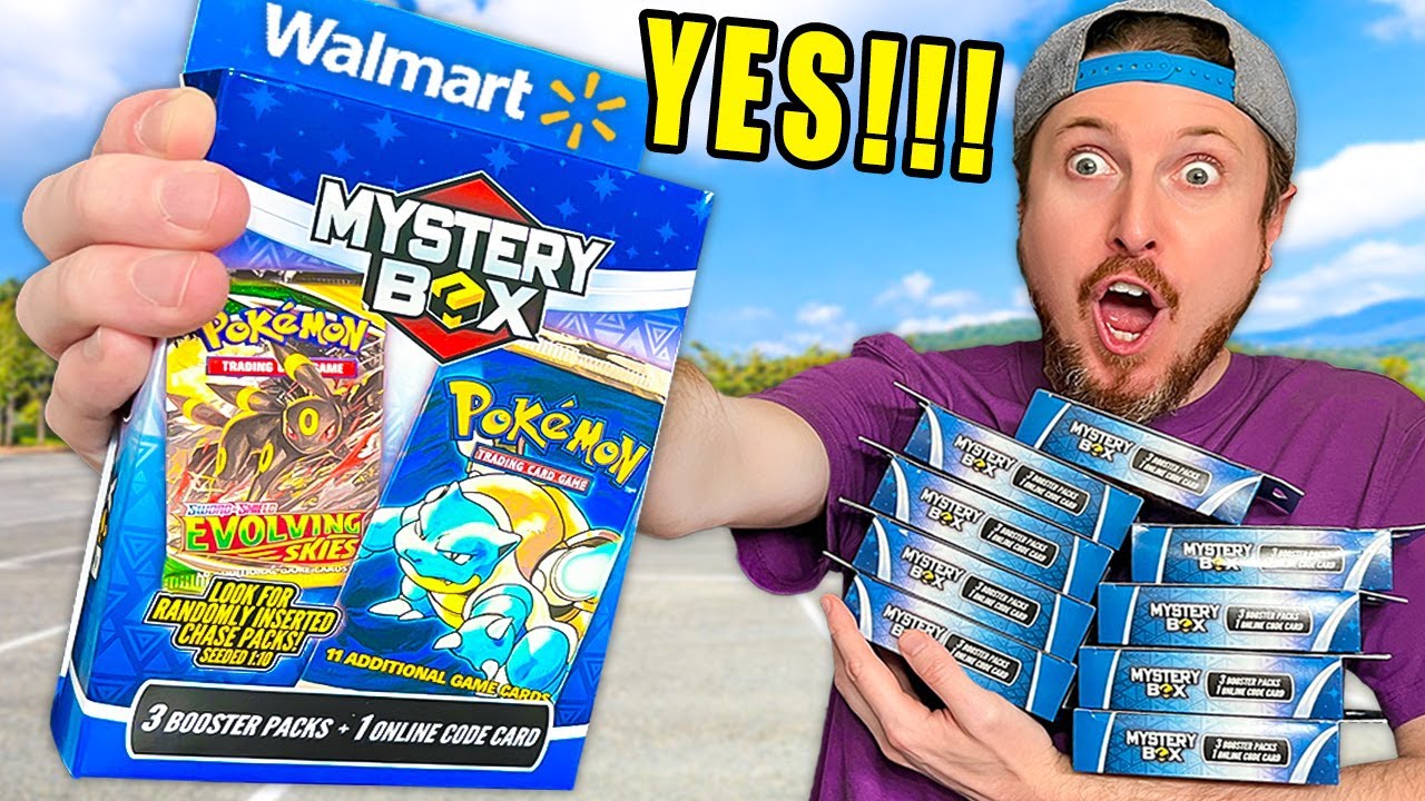 Suspicious Walmart Pokemon Card Mystery Box = CHASE HIT!