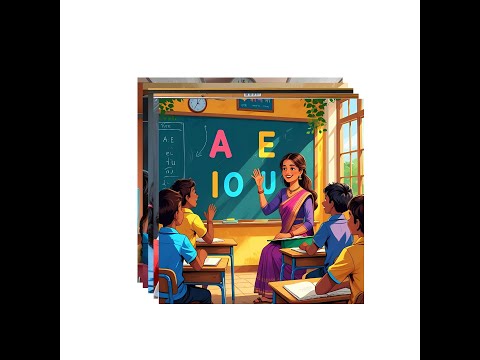 How to teach vowels to Nursery Students