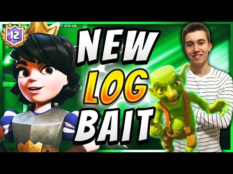 BEST I'VE EVER PLAYED! 12 WINS w/ NEW META LOG BAIT DECK — Clash Royale