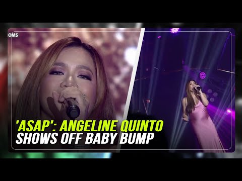 'ASAP': Angeline Quinto shows baby bump with 'Salamat Ika'y Dumating' performance ABS-CBN News