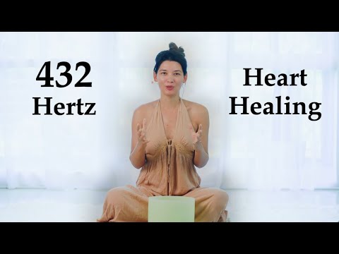 432Hz Crystal Sound Bowl - Healing Heart Chakra Activation