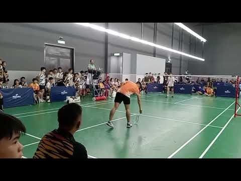Badminton XUELONG SF Boy U18 Team Event 2023 KL Selangor Chinese Independent School Ball Sports Game