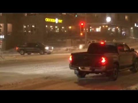 Winter storm batters the upper Midwest