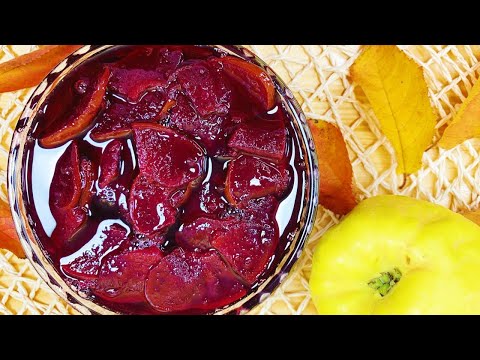 How To Make Quince Jam ın Ruby Color | Quince Jam Recipe | Morabaye Beh