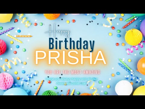 Happy Birthday Prisha 🥳🎈| Happy Birthday To You Prisha 🎁🎂 | Birthday Song |Whatsapp status |Dj music