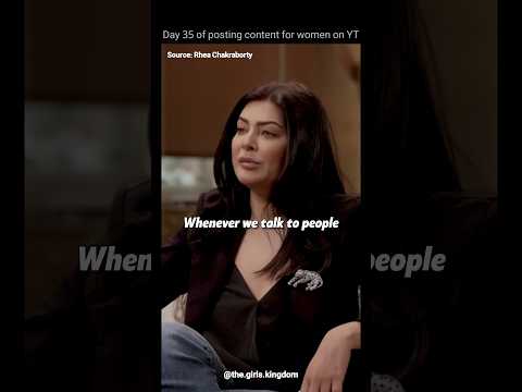 Maintain Eye Contact While Talking To People | Respect Everyone | Sushmita Sen | #quotes #shorts