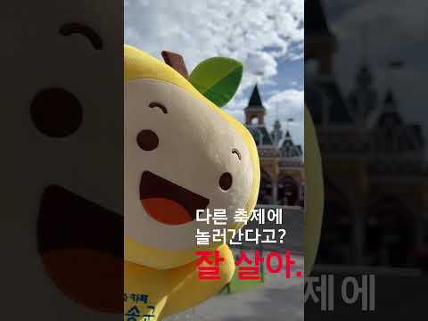 청송사과축제 안온다고? 잘 살아.