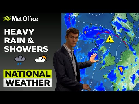 18/06/23 - Heavy rain and showers – Evening Weather Forecast UK – Met Office Weather