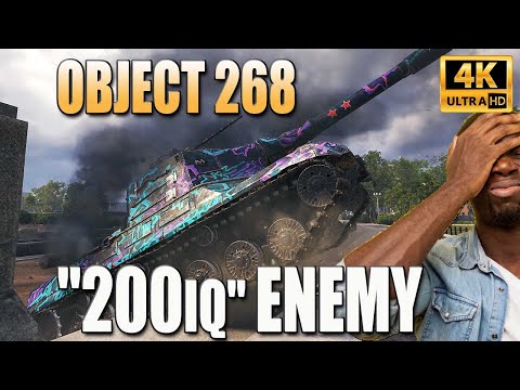 Object 268: 200 IQ ENEMY^^ - World of Tanks