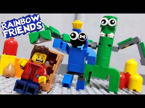 LEGO Rainbow Friends Animation Stop Motion (ROBLOX) 레고 레인보우 프렌즈 만화 스톱모션 (로블록스)