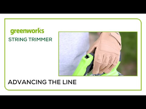 Greenworks String Trimmer - How to advance the line