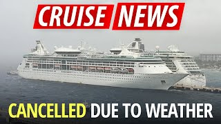 CRUISE NEWS: Cruise Ended as Massive Storm Hits U.S.