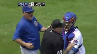 Umpire Tries to Fight Jon Lester on the Mound