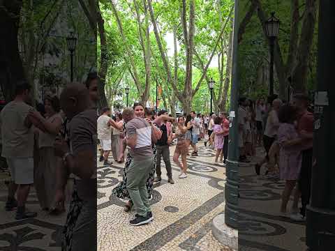 Forró na Av da Liberdade em Lisboa