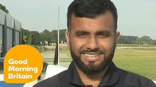 Hussain Manawer Hilariously Talks Piers And Susanna Through His Training | Good Morning Britain