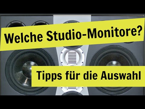 Welche Studio-Monitore kaufen? Tipps für die Auswahl