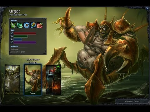 Giant Enemy Crabgot Skin Spotlight Gameplay 1080p HD League Of Legends
