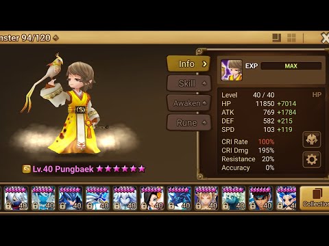 Pungbaek Arena Cleave - Summoners War