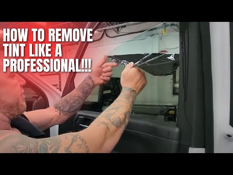 How to PROFESSIONALLY remove your window tint