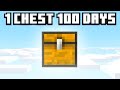 100 Days But The World Is A Single Chest