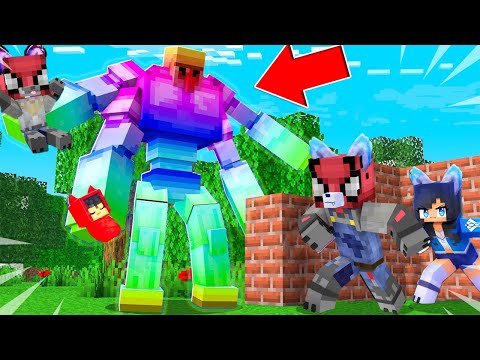 FAKİRİN KURT AİLESİNİ MUTANT GOLEM KAÇIRDI! 🐺 - Minecraft