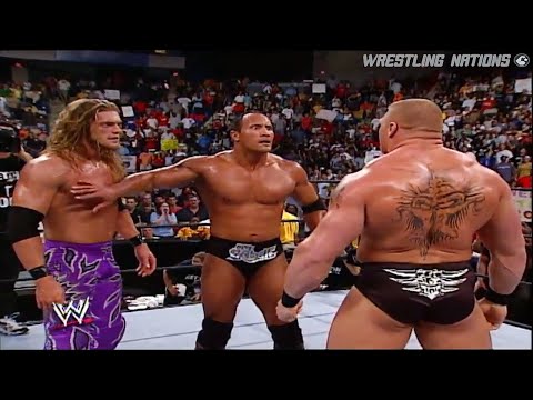 Brock Lesnar vs The Rock Clash After Tag Team Action on Smackdown