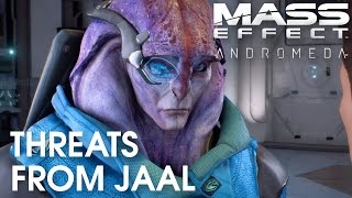 Mass Effect Andromeda: Jaal threatens to kill Ryder in his sleep
