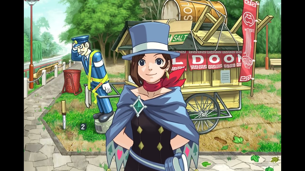 Just half a minute of Trucy standing and making your sorrows disappear