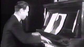 Gershwin plays Strike Up The Band (filmed 1929)