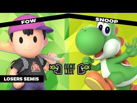 Game Nest Smash It Up: FOW (Ness) vs Sugoi | Snoop (Yoshi) - Losers Semis
