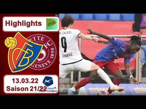 Highlights: FC Basel vs Servette - Genf FC (13.03.22)