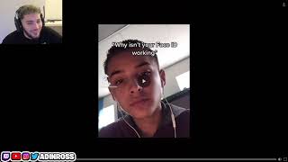 ADIN ROSS REACTS TO AVA🏳️‍🌈 (datbi*chbarbiee) AS A BOY