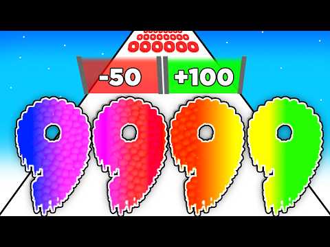 COUNT MAX LEVEL NUMBER! - Crowd Number Run 3D