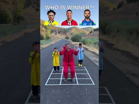 Virat Kohli or MrBeast or Ronaldo?! Who Is Winner?! #football #cricket #shorts