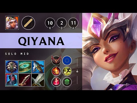 Qiyana Mid vs Zoe - EUW Grandmaster Patch 25.21