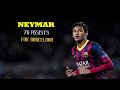 Neymar All 76 Assists For Barcelona