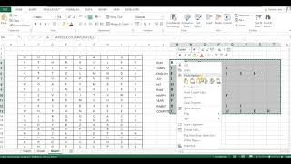 How to create Cross word Puzzle in excel in தமிழில் | Excel vazhikati