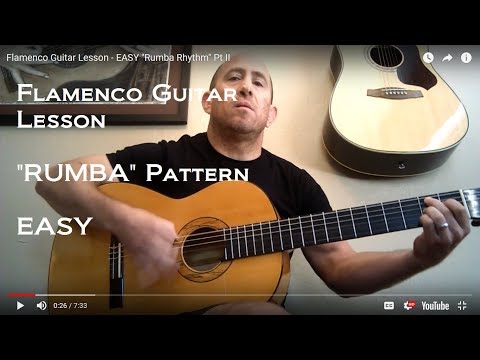 EASY "Rumba Rhythm" Pt II - Flamenco and Spanish Guitar Lesson