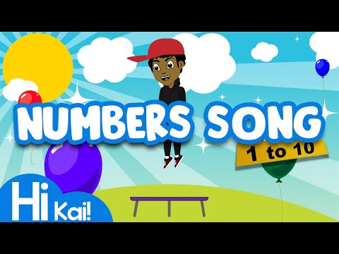 Numbers Song | 1 to 10 | Hi Kai Kids Songs + Nursery Rhymes + Learning + Counting