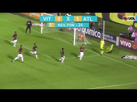 GOL DE NEILTON - VITÓRIA 1 X 1 ATLÉTICO PR - BRASILEIRÃO - 19 10 2017