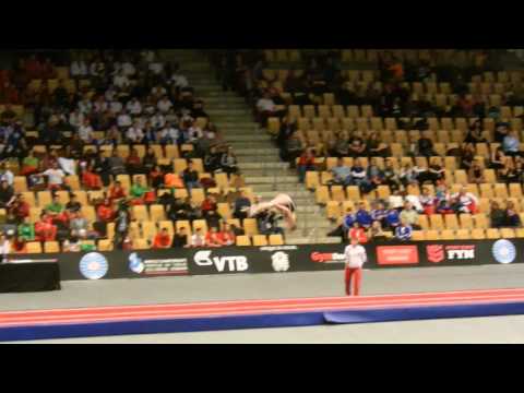 RUS Irina Silicheva Final pass 15 16 Womens Tumbling 2015 World Age Group Competition Denmark 8th pl