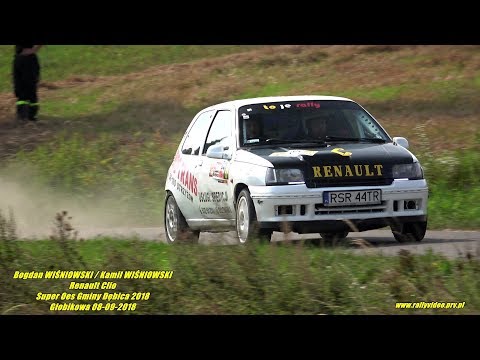 B. WIŚNIOWSKI / K. WIŚNIOWSKI - Renault Clio - Super Oes Gminy Dębica Głobikowa 08-09-2018
