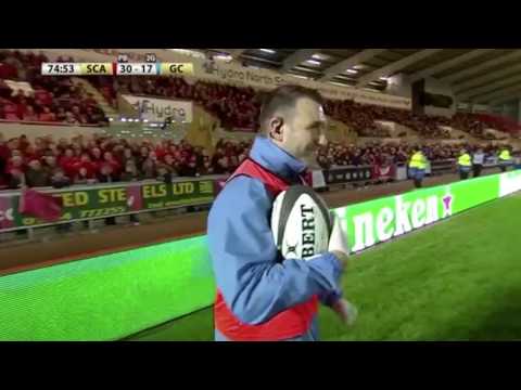 Scarlets Fans sing Sosban Fach