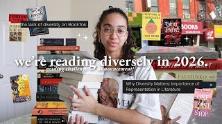 i’m changing the way i’m reading in 2026 ✨ diversity reading challenge announcement !!