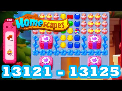 Homescapes Level 13121 - 13125 HD 3 - match puzzle Gameplay | android | IOS | 13122 | 13123 | 13124