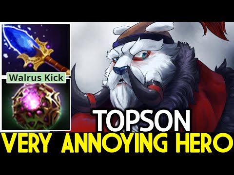 TOPSON [Tusk] Very Annoying Hero with Scepter Walrus Kick Dota 2