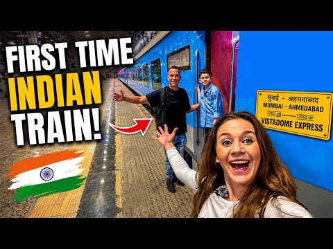 Foreigners ride an INDIAN TRAIN | It was NOTHING like we expected..