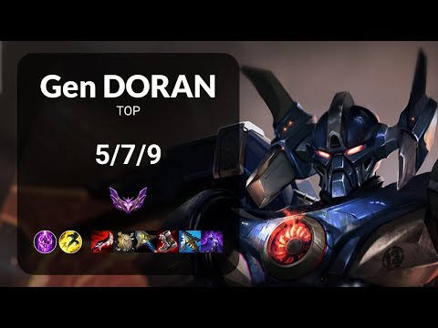 Gen Doran Aatrox vs Renekton TOP - KR  Patch 13.15