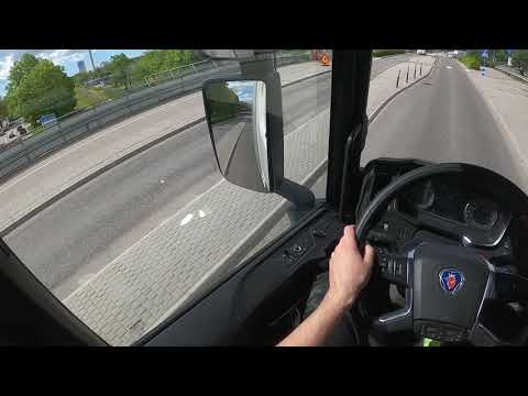 Scania R500 (POV) | Nyköping to Oxelösund, Truck Driving