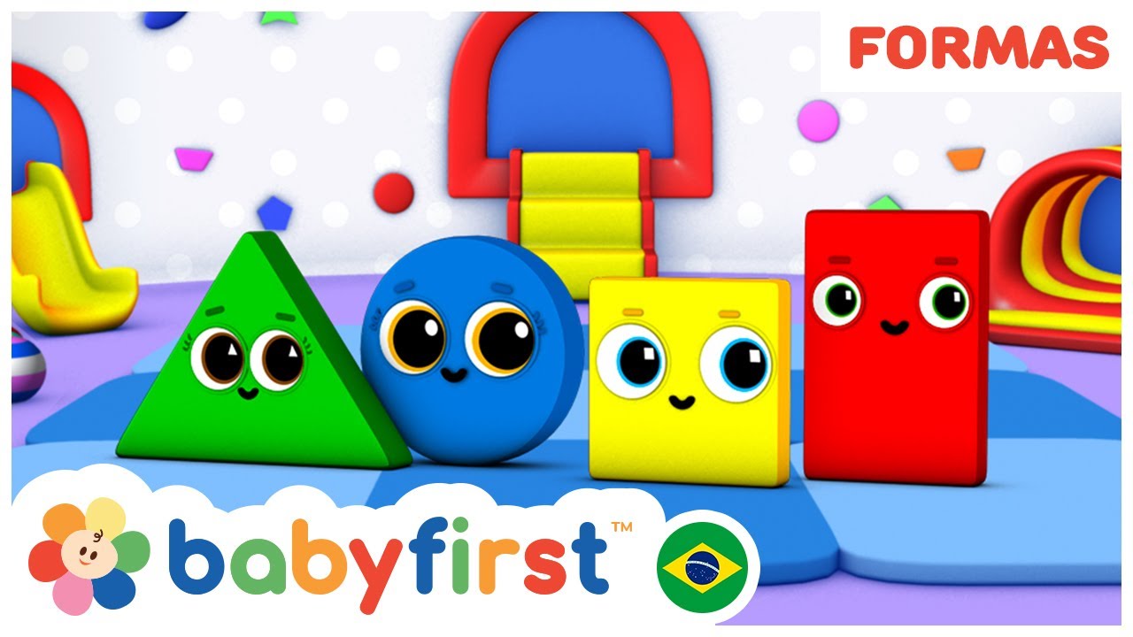 Aprenda as cores e as formas geometricas | Desenhos Educativos | BabyFirst Brasil